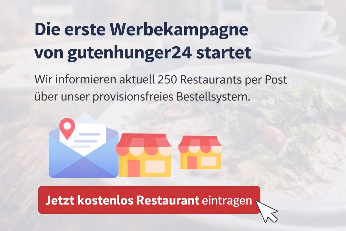 Die erste Werbekampagne von gutenhunger24 startet